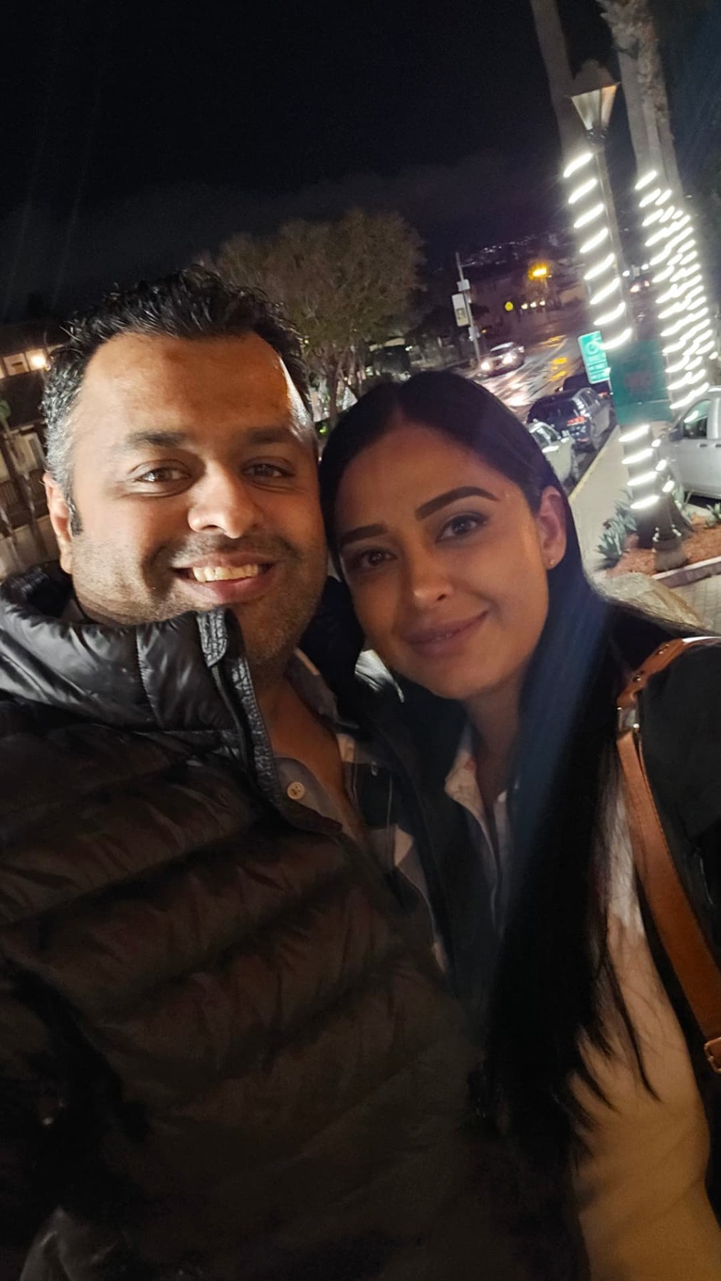 Margarita and Samir together on a night out